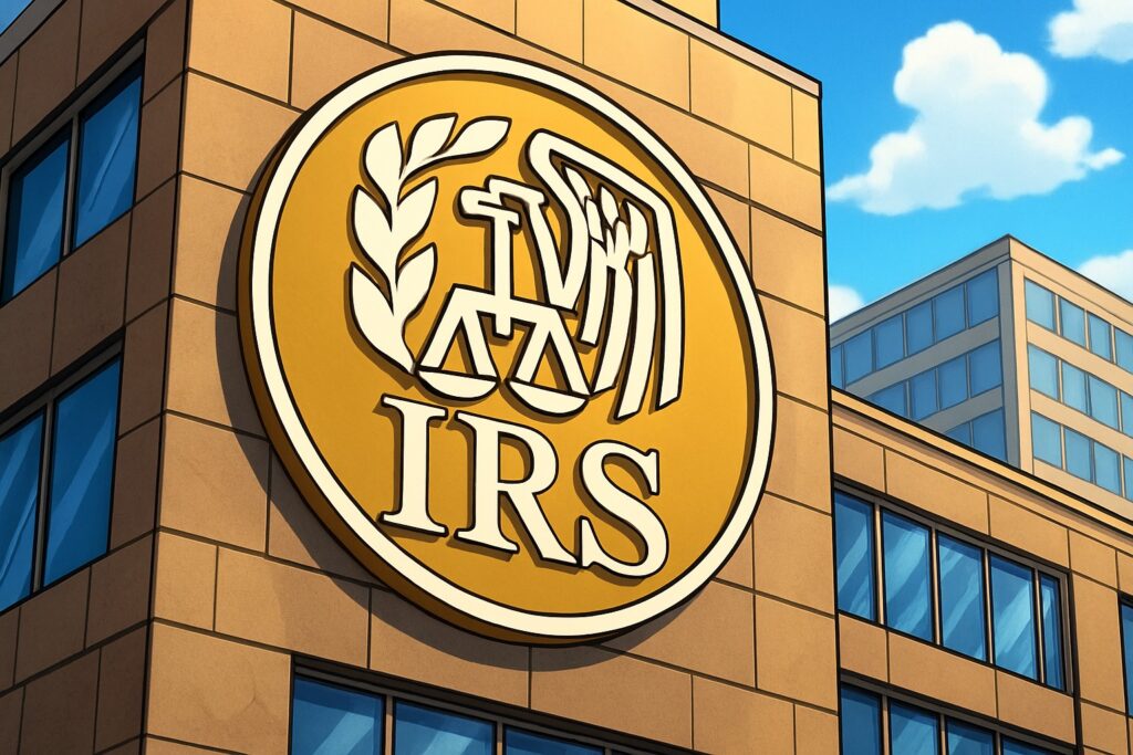 IRS Logo On Office Building